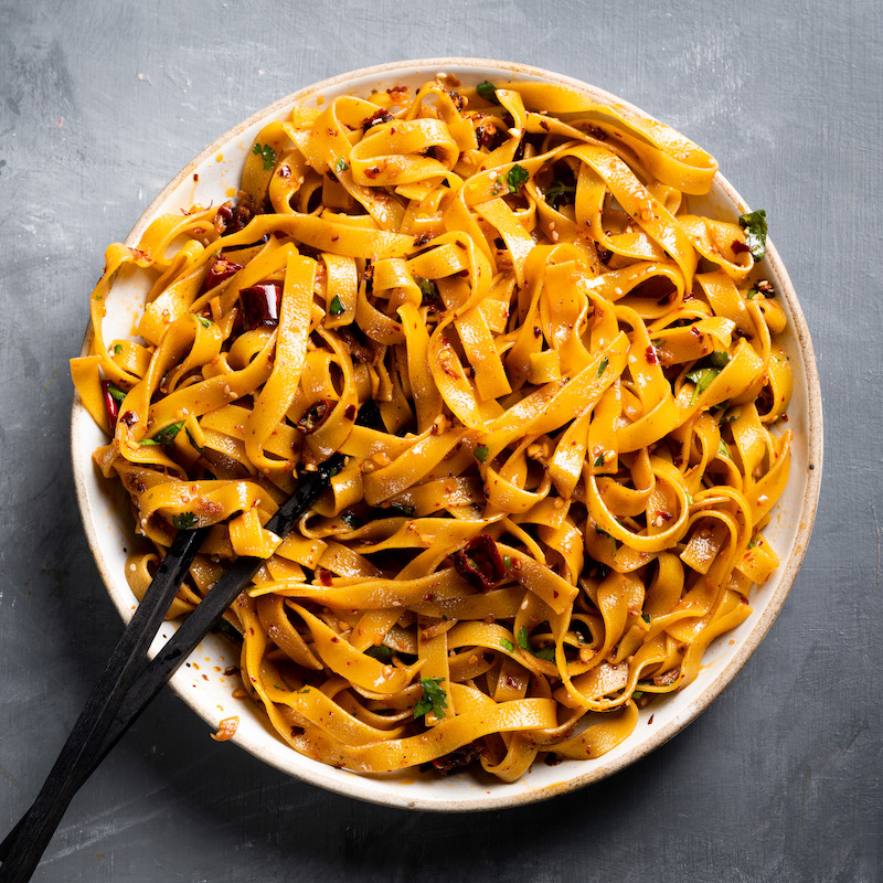 10-minute Spicy Chilli Garlic Oil Noodles