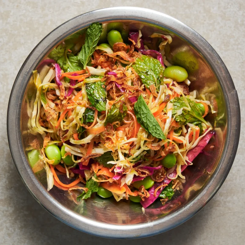 Crunchy Peanut Satay‘ Slaw