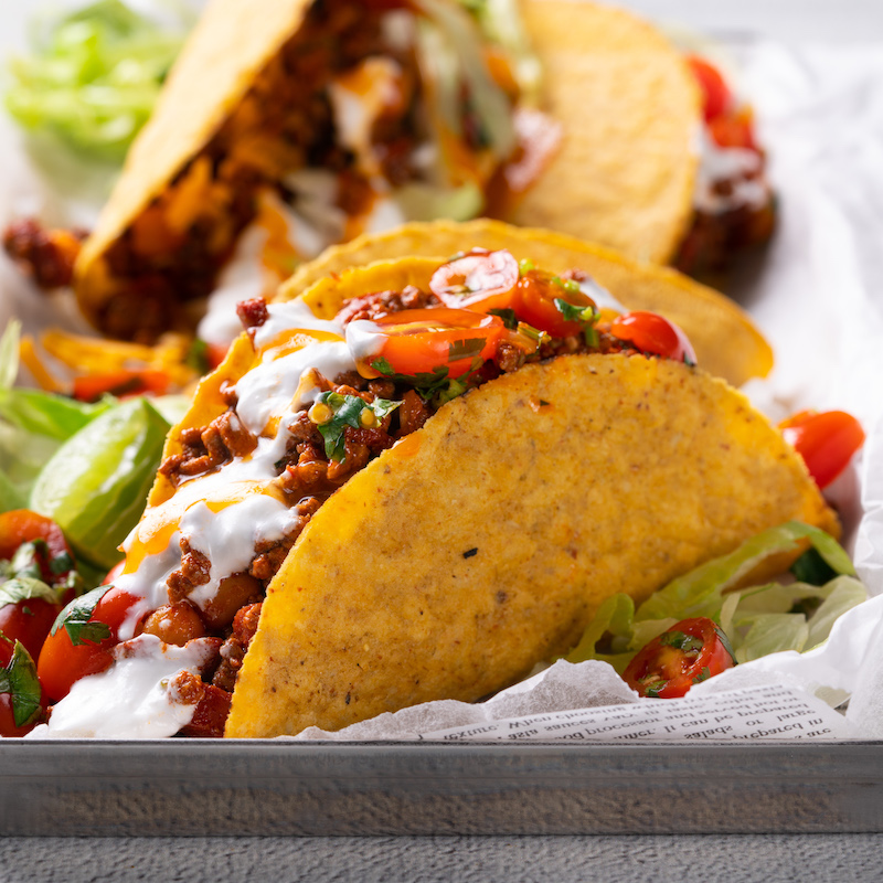 Quick Chorizo Beef Tacos